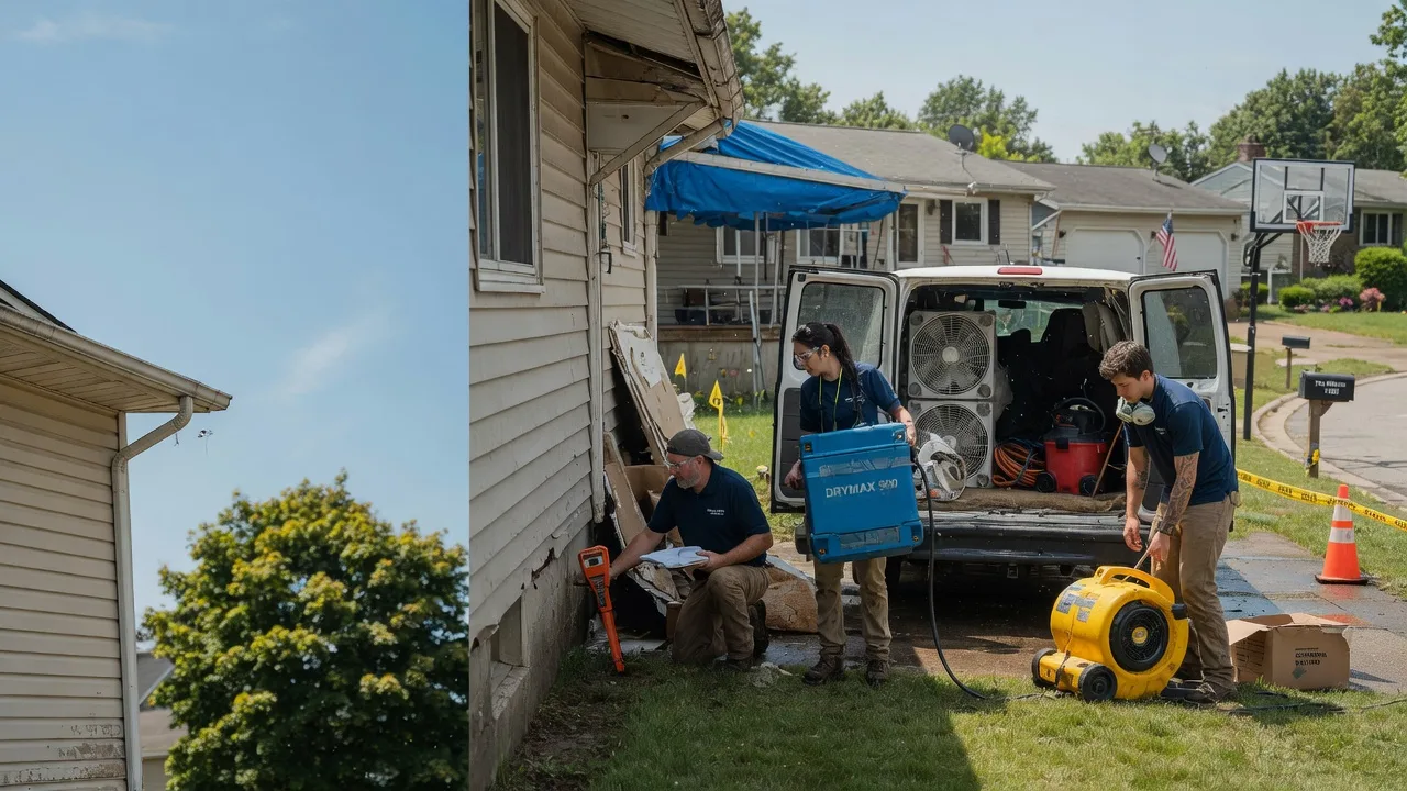 Ceiling Leak Cleanup in Marissa, IL near me